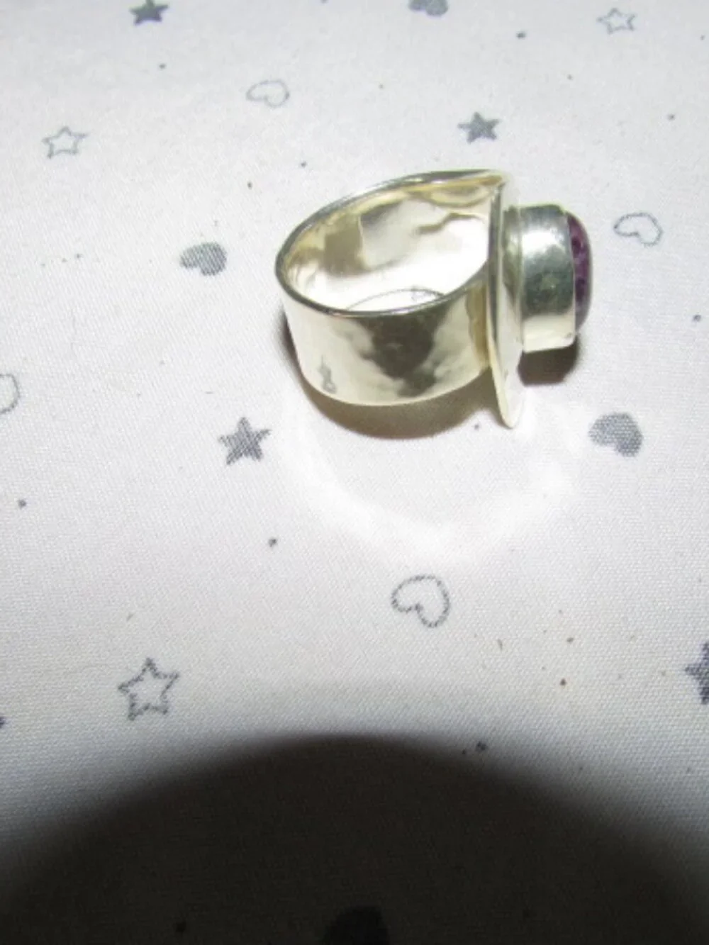Gorgeous Chic Charoite Ring - Picture 2 of 6